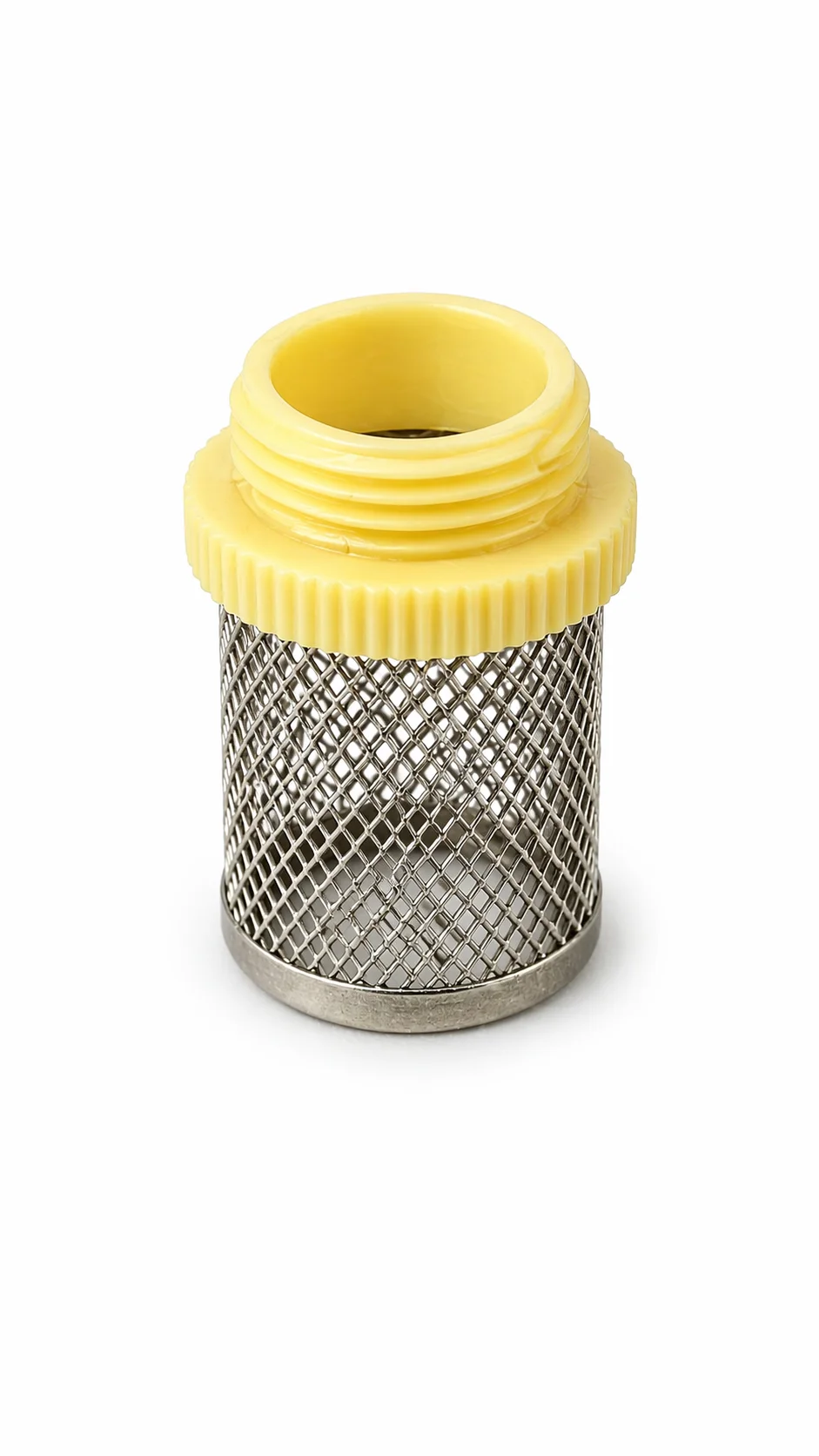 Filtro de acero inox rosca de 3/4